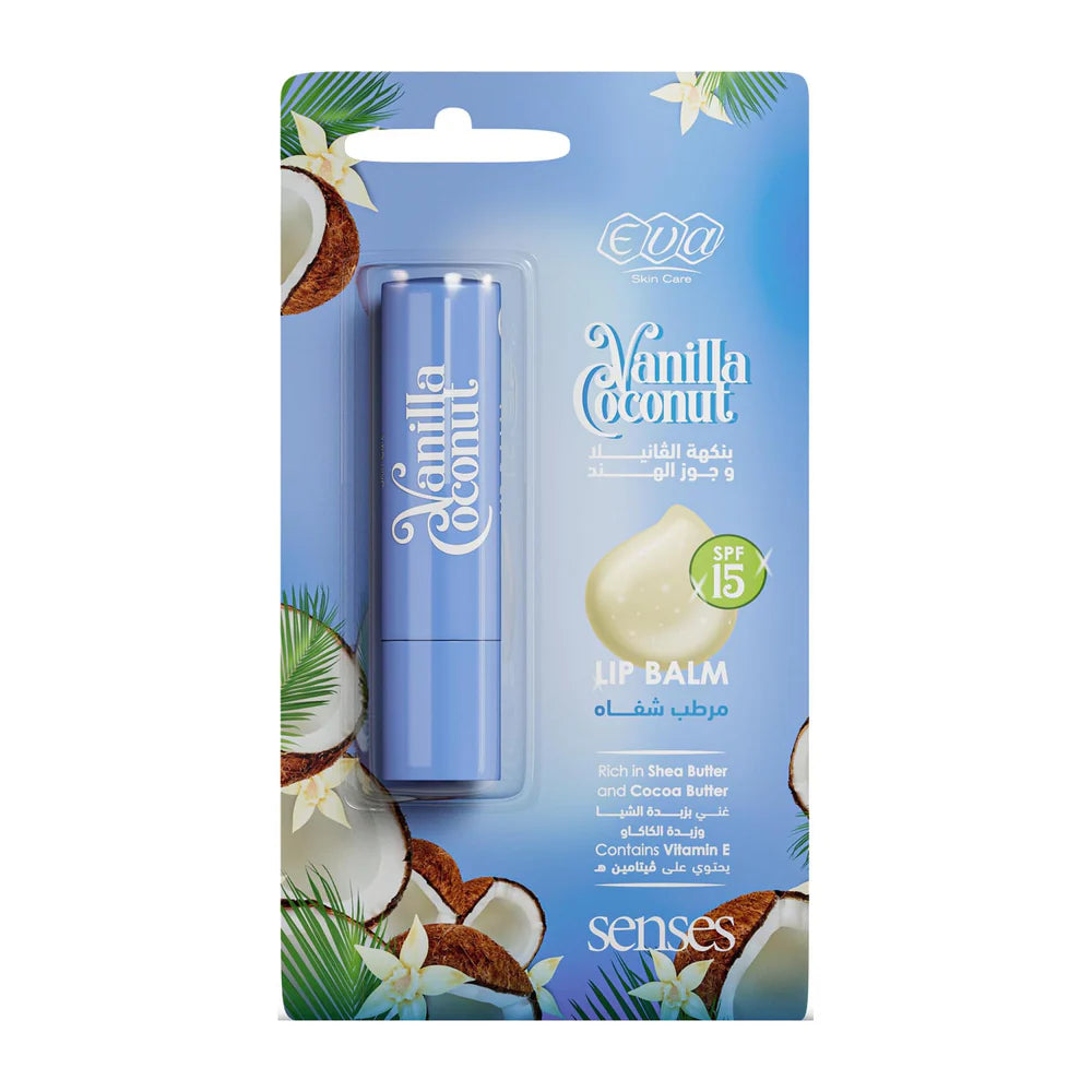 Eva Senses Vanilla Coconut Lip Balm – 4gm