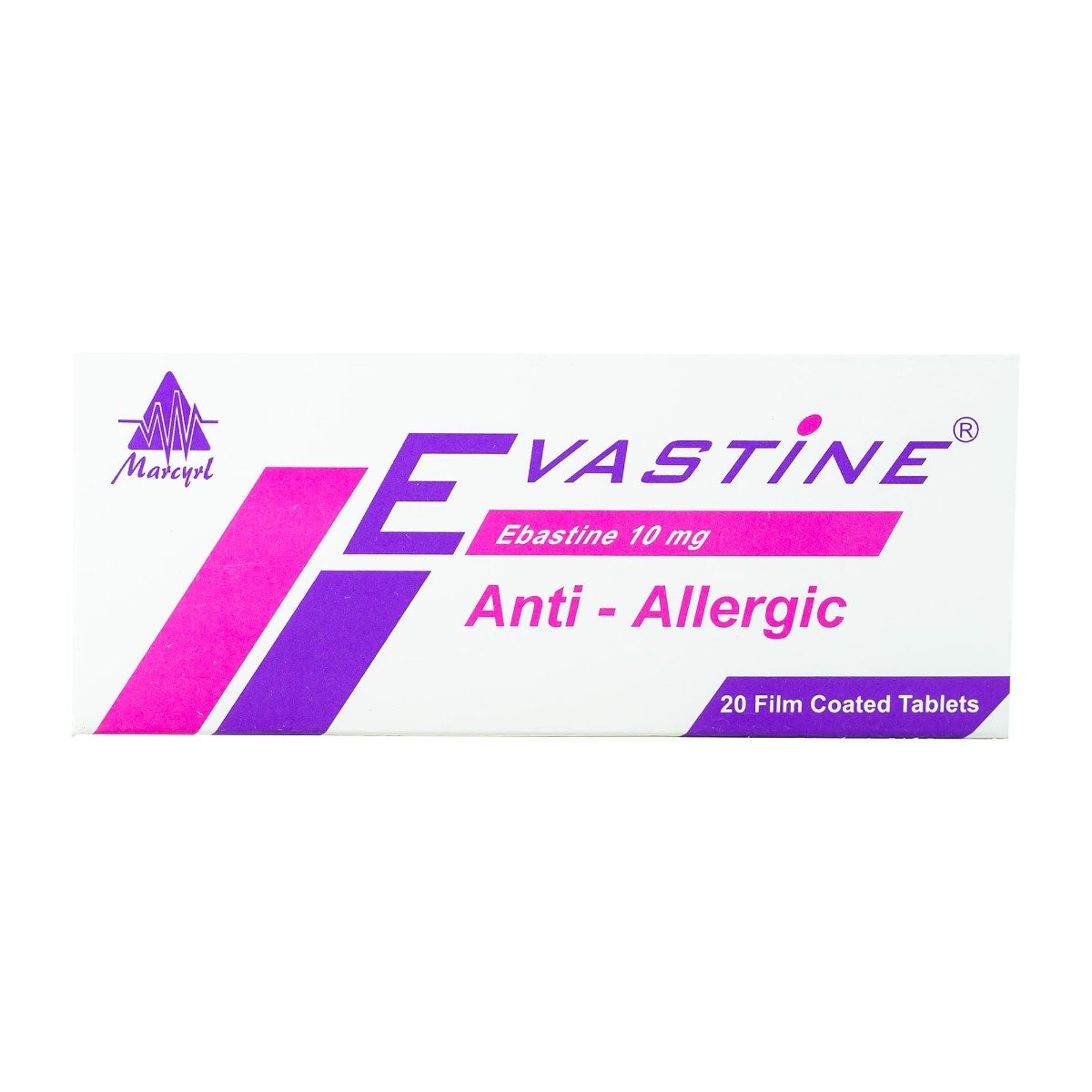 Evastine 10 mg - 20 Tablets