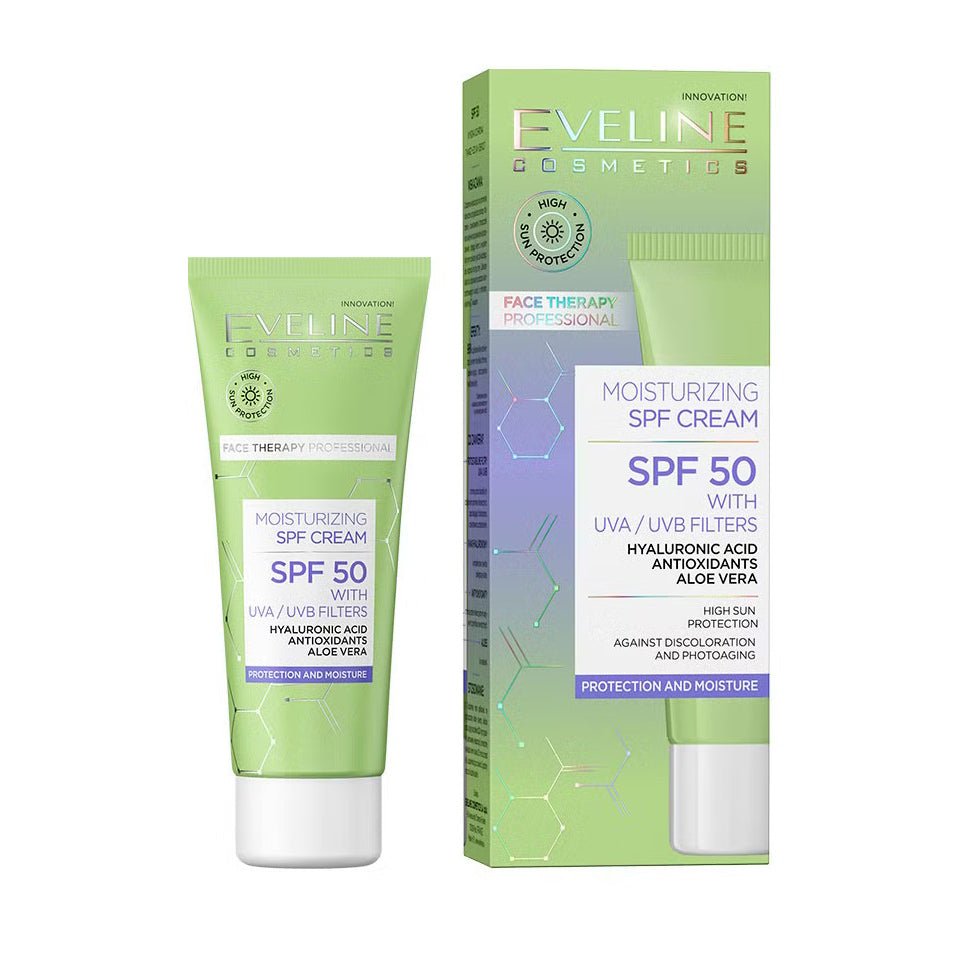 Eveline Cosmetics SPF 50 Moisturizing Cream - 30ml