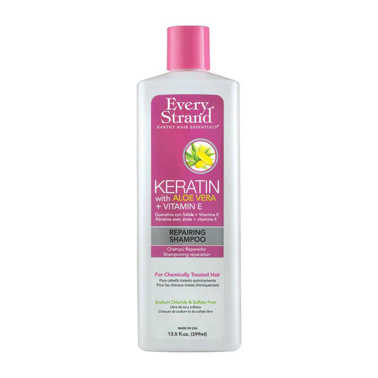 Every Strand Keratin With Aloe Vera + Vitamin E Shampoo - 399ml