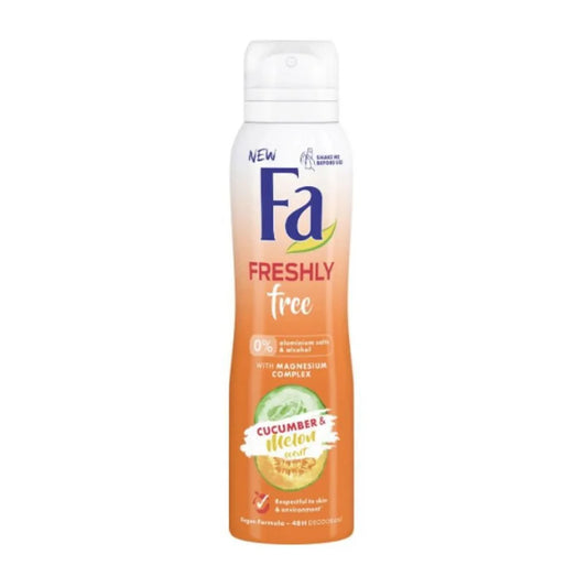 Fa Freshly Free Cucumber & Melon 48H Deodorant Spray 150 ml