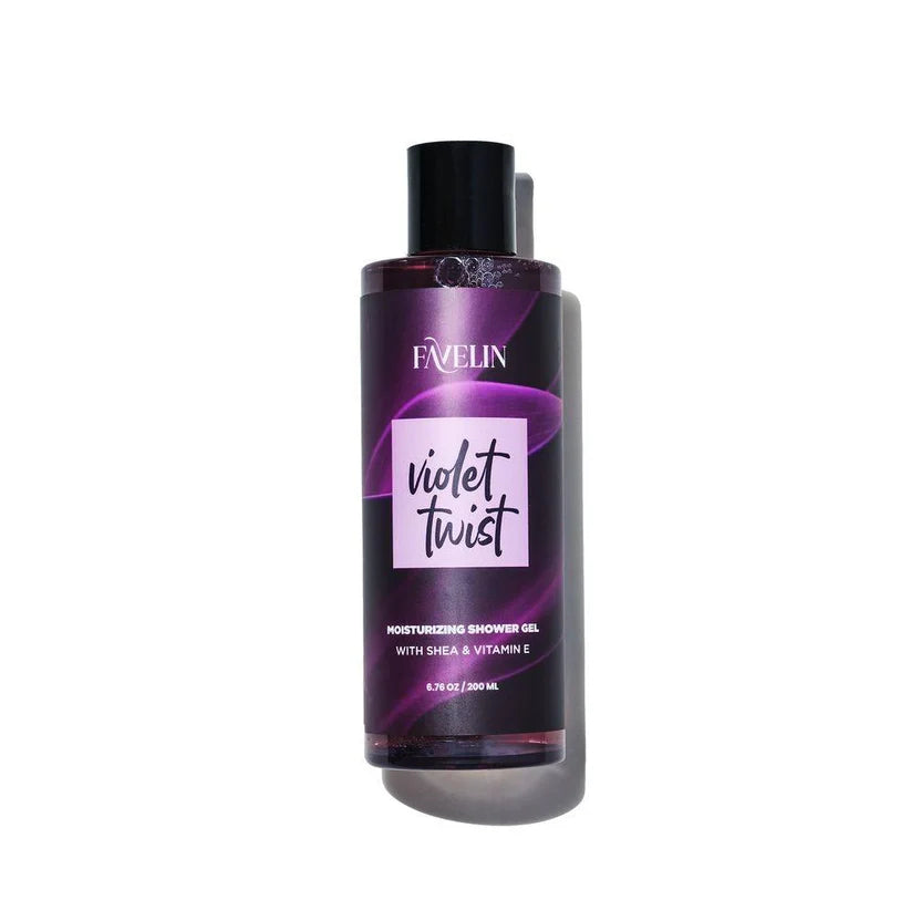 Favelin Violet Twist Shower Gel
