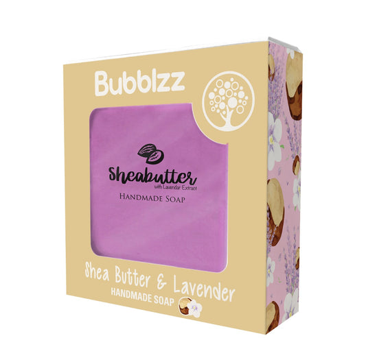 Bubblzz Shea Butter with Lavender Extract Soap
