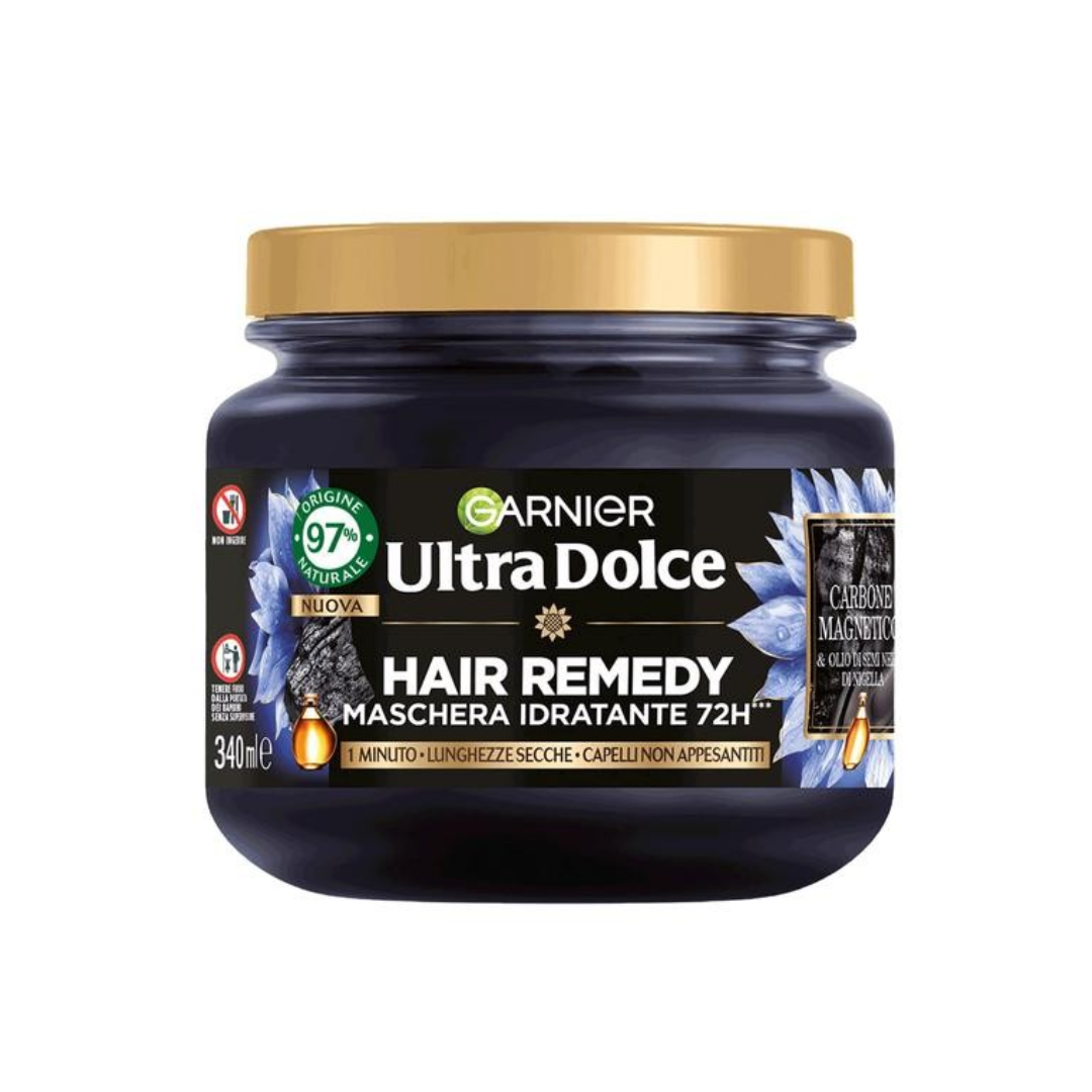 Garnier Ultra Dolce Magnetic Charcoal Hydrating Mask 340ml