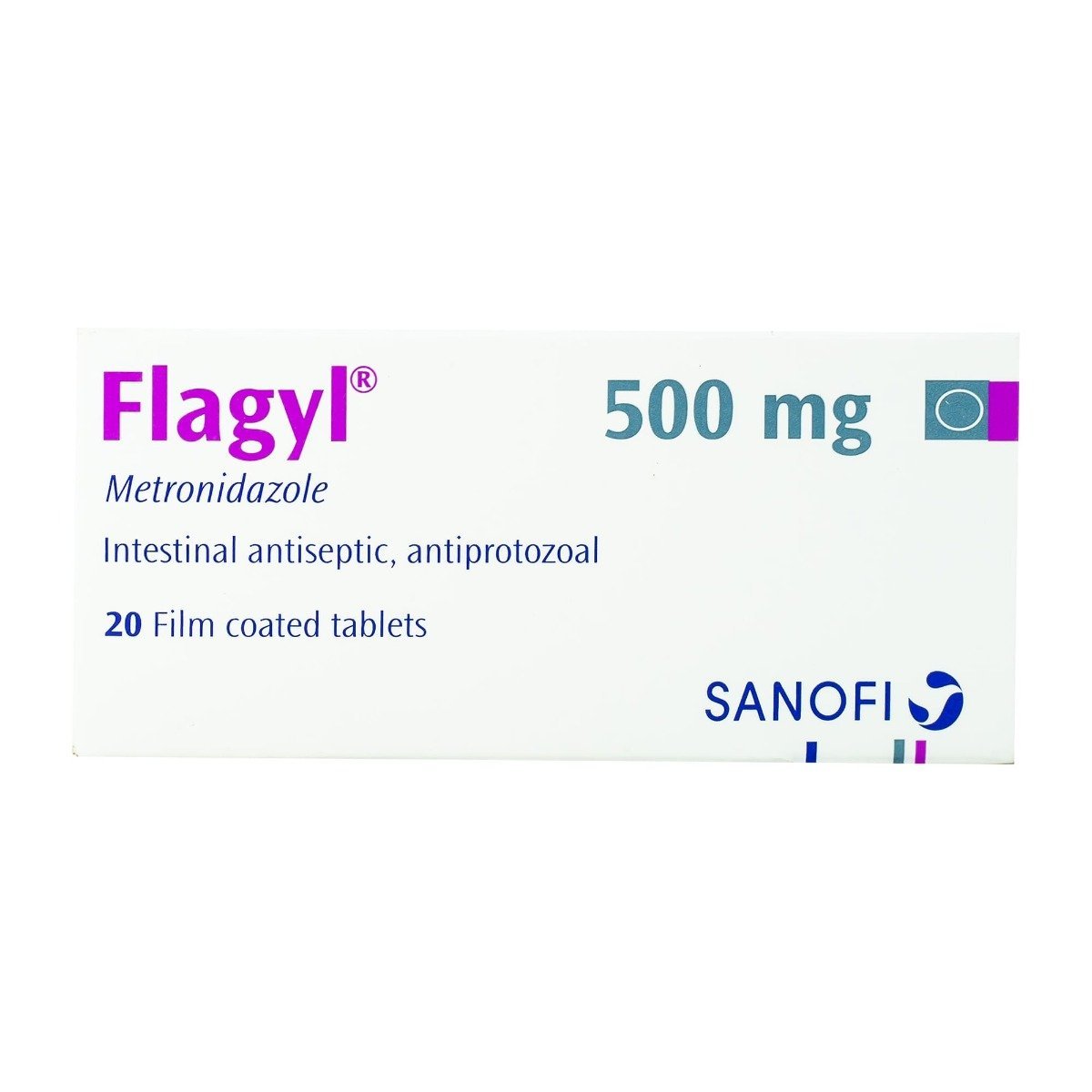 Flagyl 500 mg - 20 Tablets