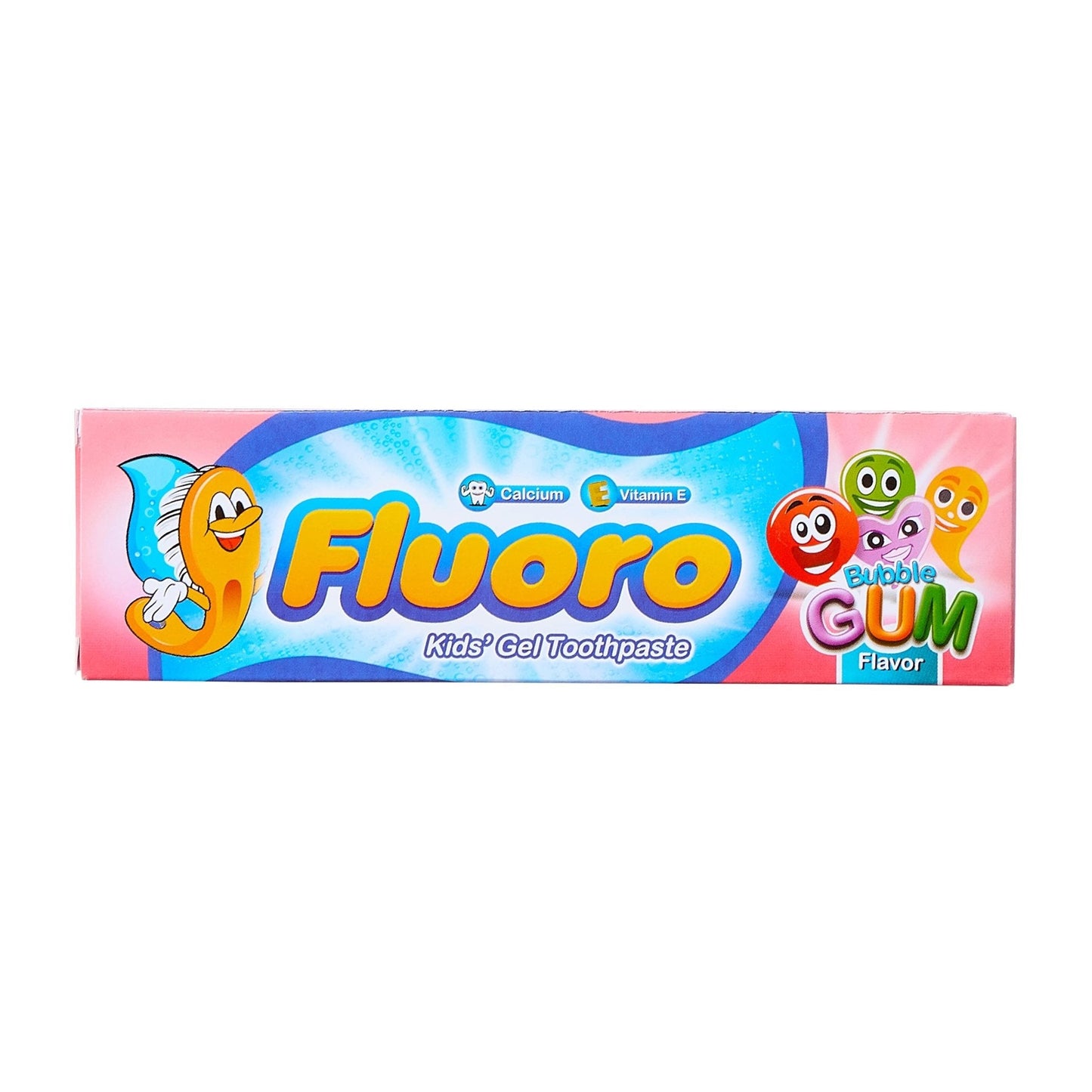 Fluoro Kids Bubble Gum Gel Toothpaste – 50gm