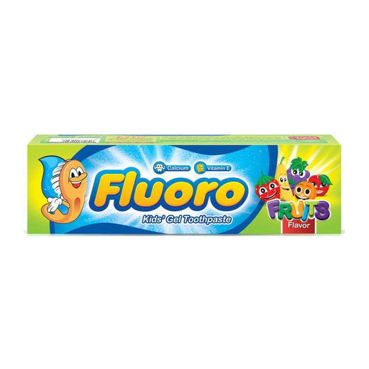 Fluoro Kids Fruits Gel Toothpaste – 50gm