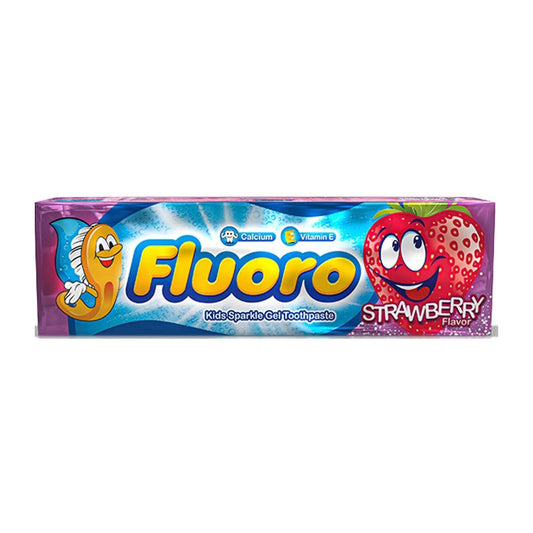 Fluoro Kids Strawberry Gel Toothpaste – 50gm