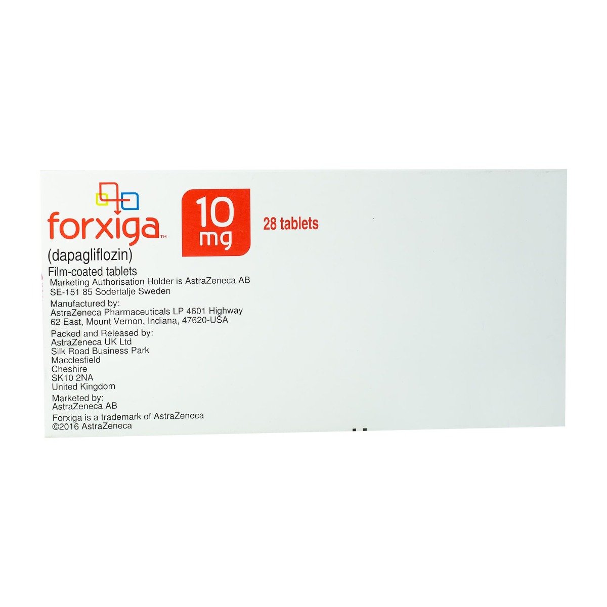 Forxiga 10 mg - 28 Tablets