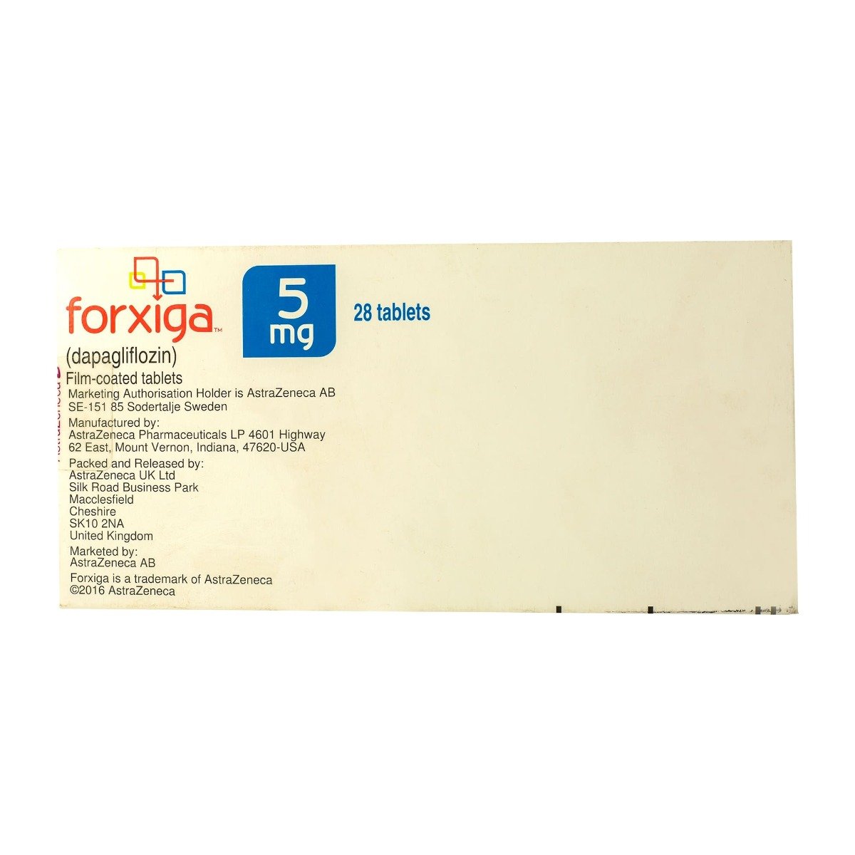 Forxiga 5 mg - 28 Tablets