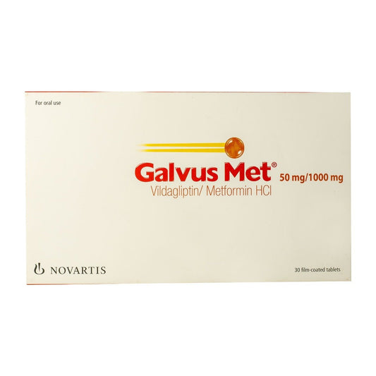 Galvus Met 50 mg-1000 mg - 30 Tablets