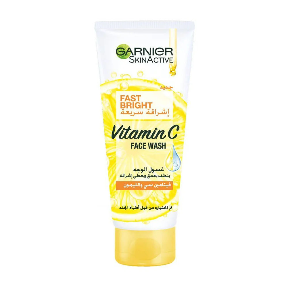 Garnier Fast Bright Vitamin C Face Wash – 100ml