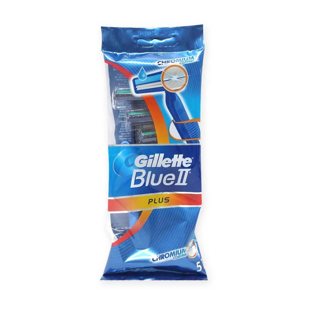 Gillette Blue Plus Chromium 5 Disposable Razors