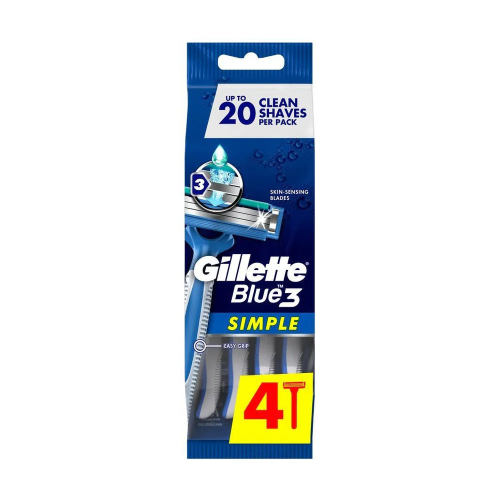 Gillette Blue3 Simple 4 count