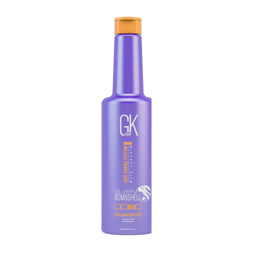 GK Global Keratin Silver Shampoo Bombshell - 280ml