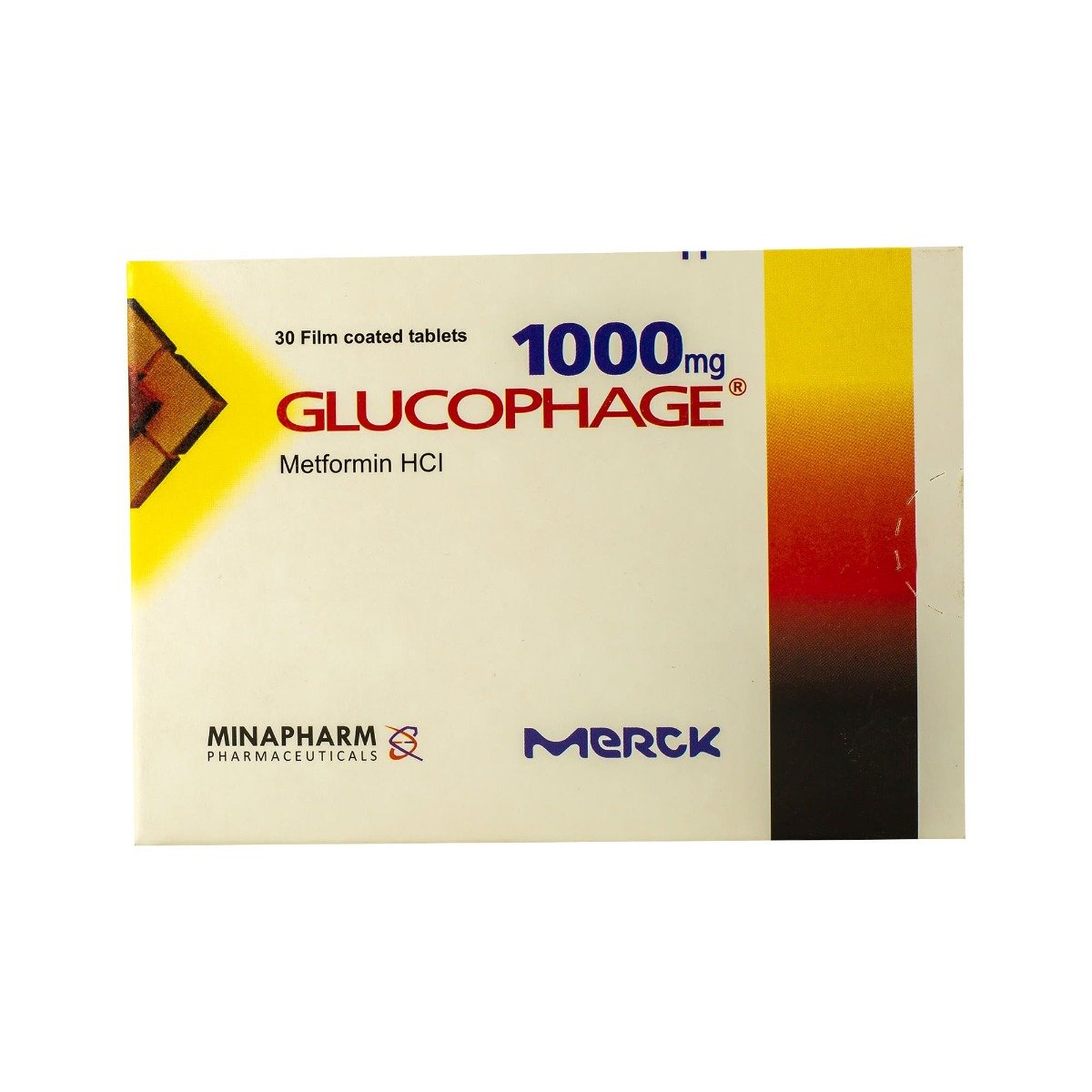 Glucophage 1000 mg - 30 Tablets