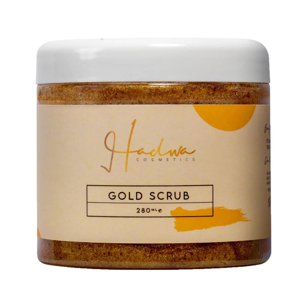 Hadwa Cosmetics Gold Scrub – 280ml