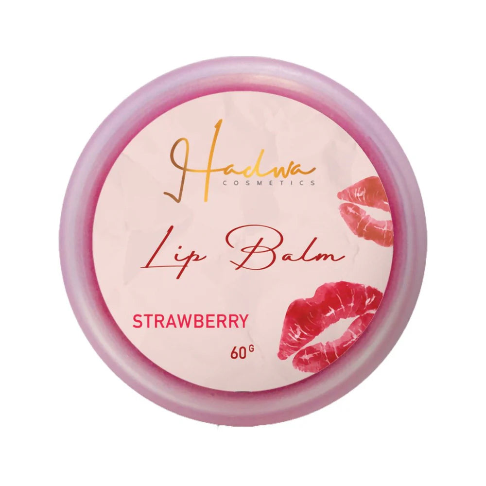 Hadwa Cosmetics Strawberry Lip Balm – 60gm