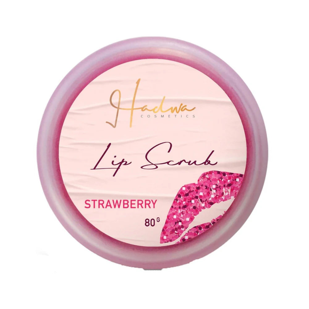 Hadwa Cosmetics Strawberry Lip Scrub – 80gm