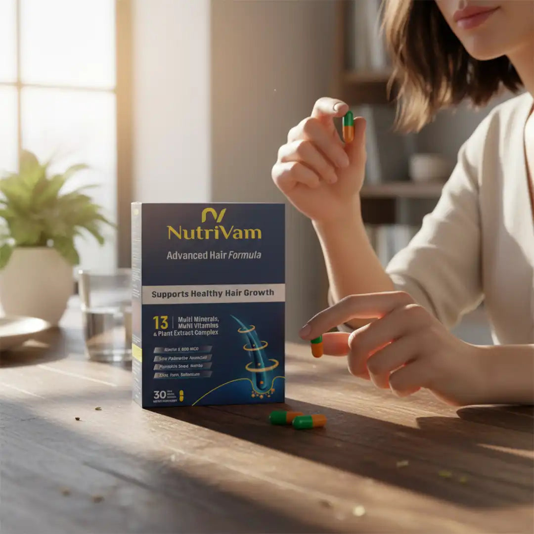 Nutrivam Advanced Hair Formula-30 Capsule