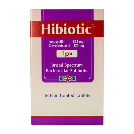 Hibiotic 1 gm - 16 Tablets