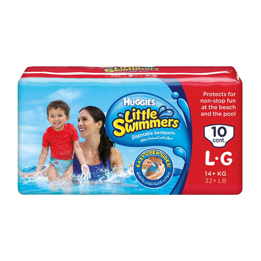 Huggies Little Swimmers Large Swim Pants Diaper 14 Kg – 10 Count