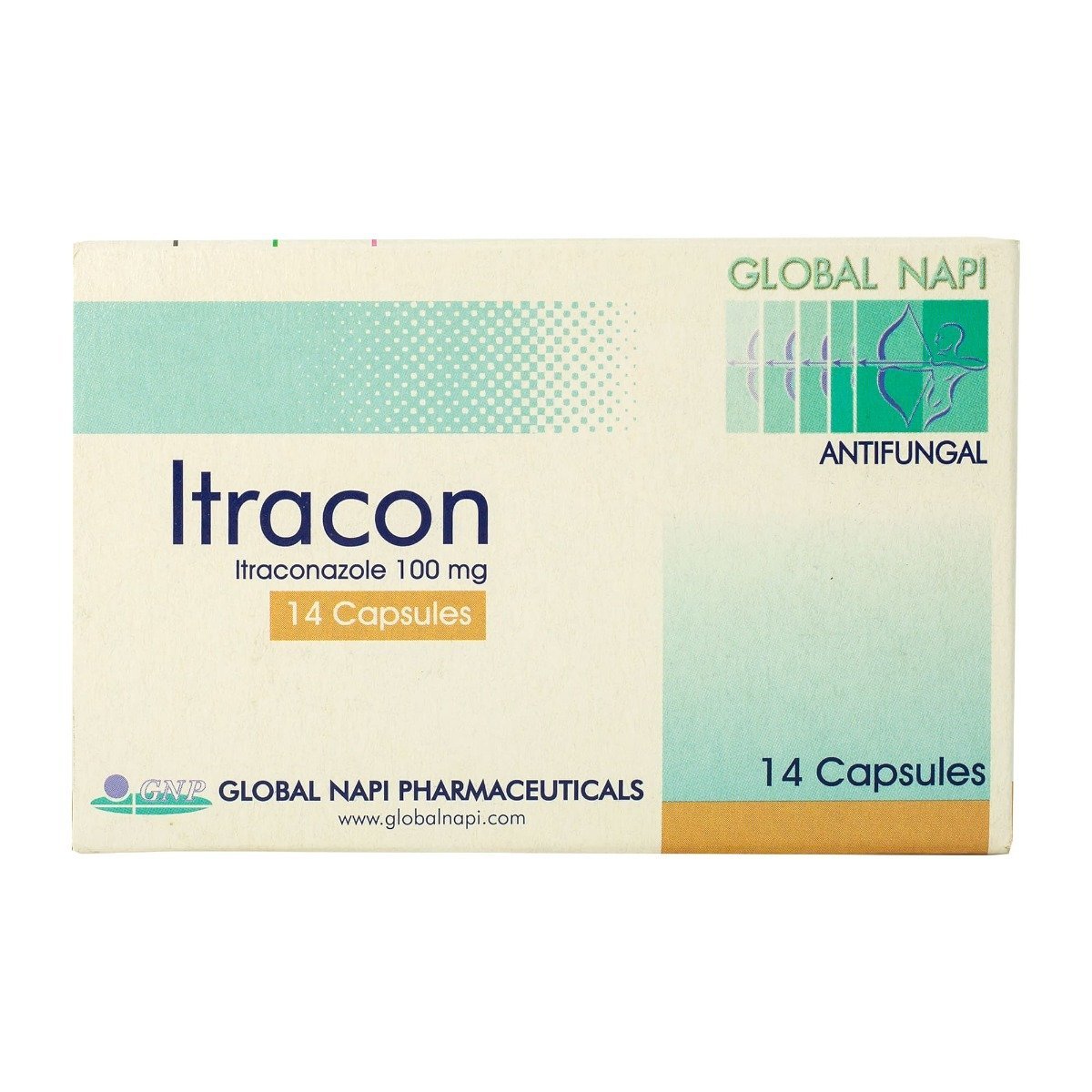 Itracon 100 mg - 14 Capsules