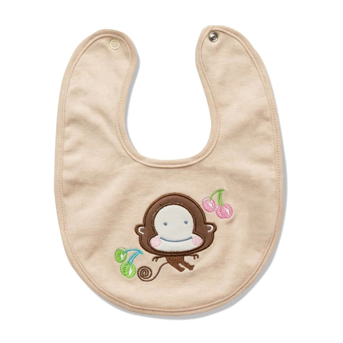 Just Essentials Eat Organic Bib - Monkey