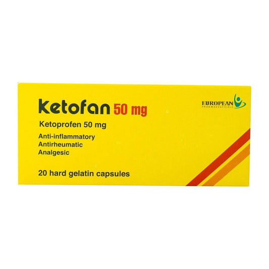 Ketofan 50 mg - 20 Capsules