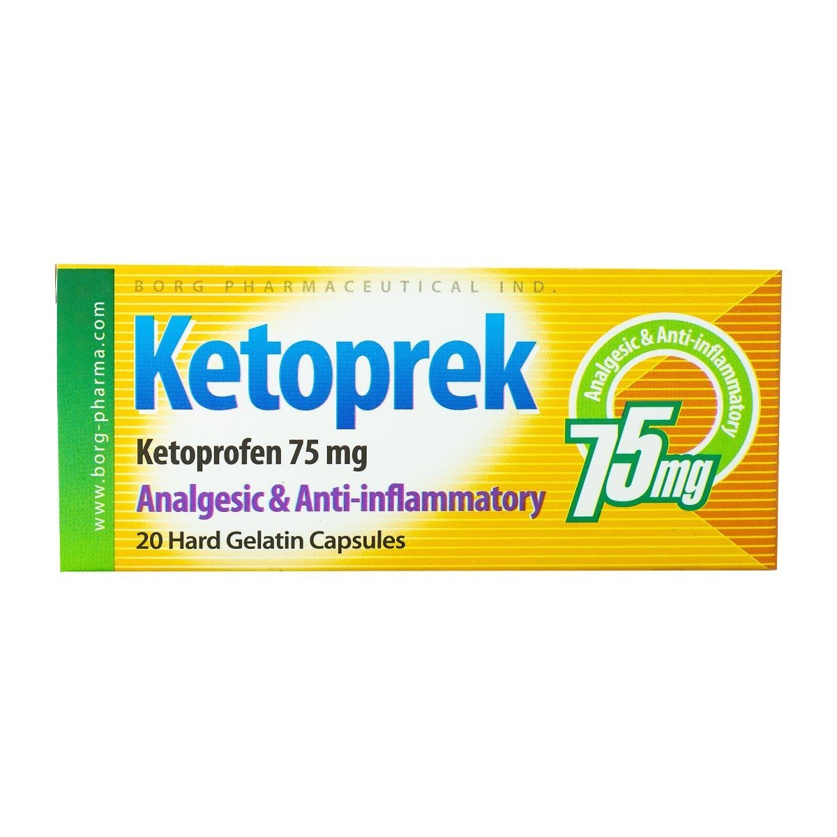 Ketoprek 75 mg - 20 Capsules