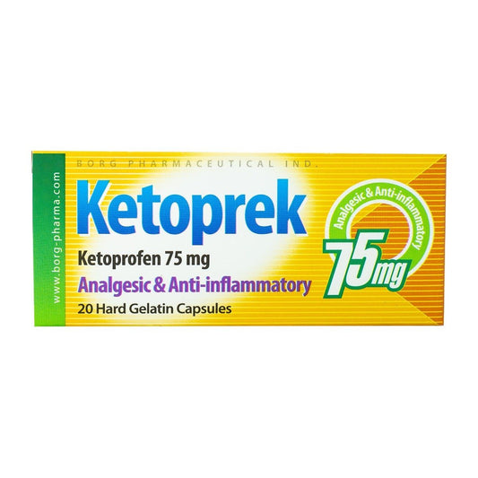 Ketoprek 75 mg - 20 Capsules