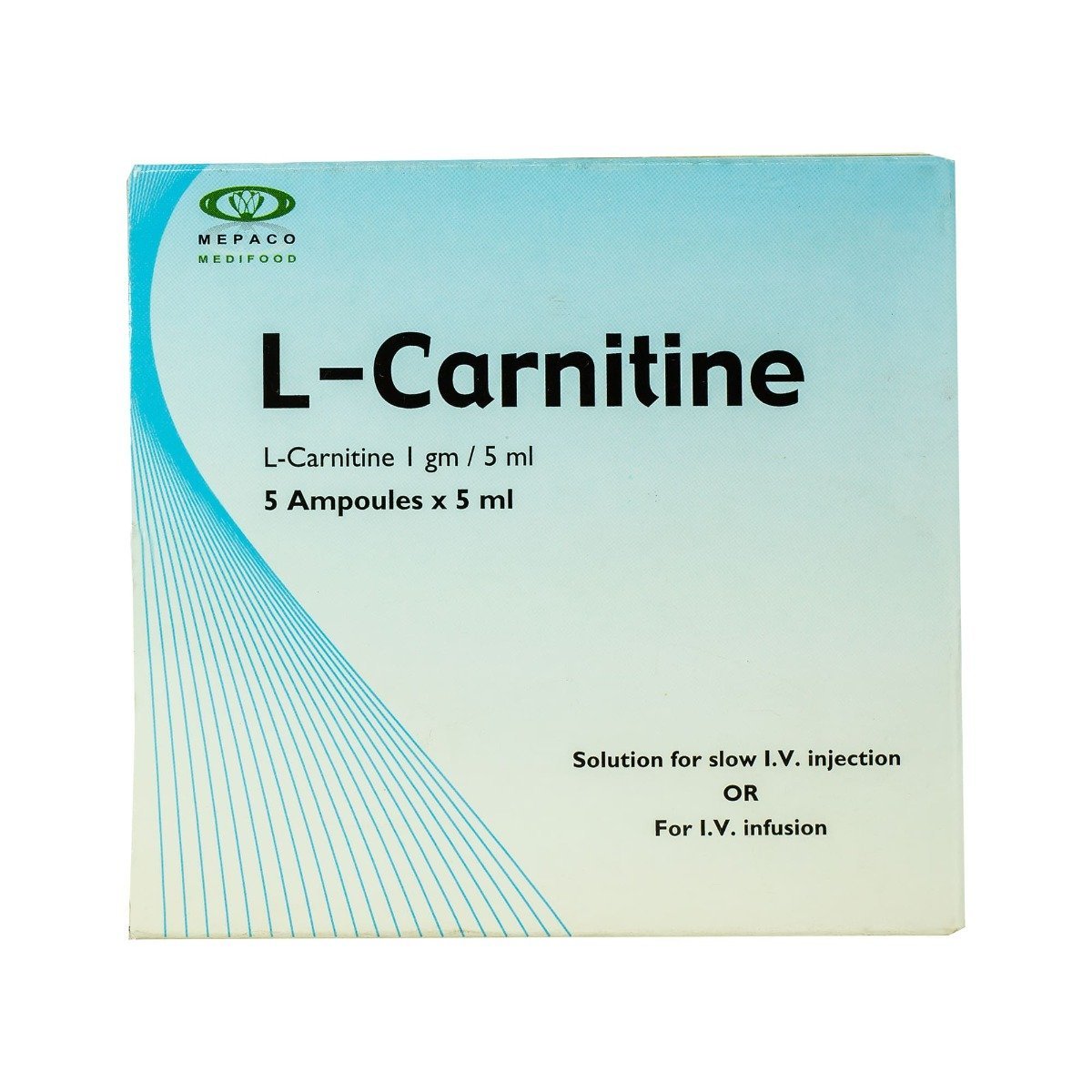 L Carnitine 1 gm - 5 Ampoules