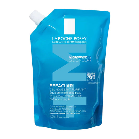 La Roche-Posay Effaclar Microbiome Science Recharge Refill Foaming Gel - 400ml