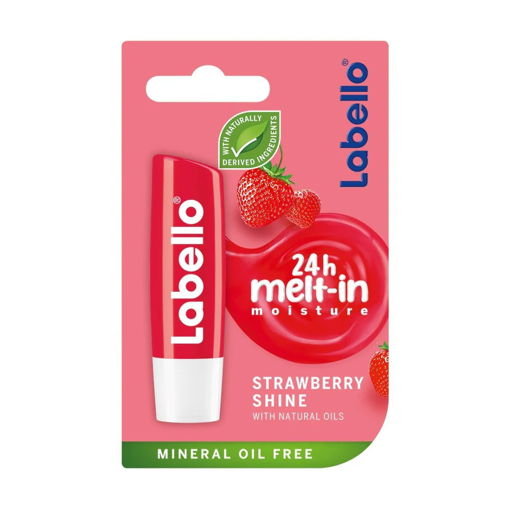 Labello Strawberry Shine Lip Balm – 4.8gm