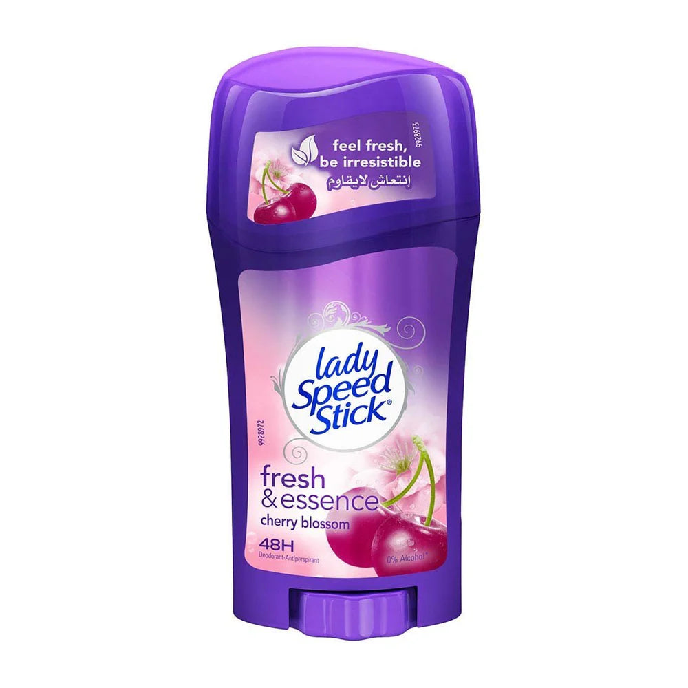 Lady Speed Stick Cherry Blossom Fresh & Essence Deodorant Stick - 65gm