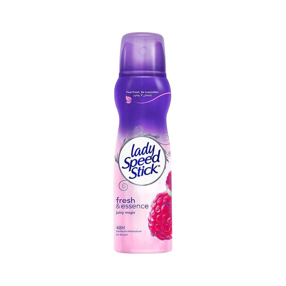 Lady Speed Stick Juicy Magic Fresh & Essence 48H Deodorant Spray - 150ml