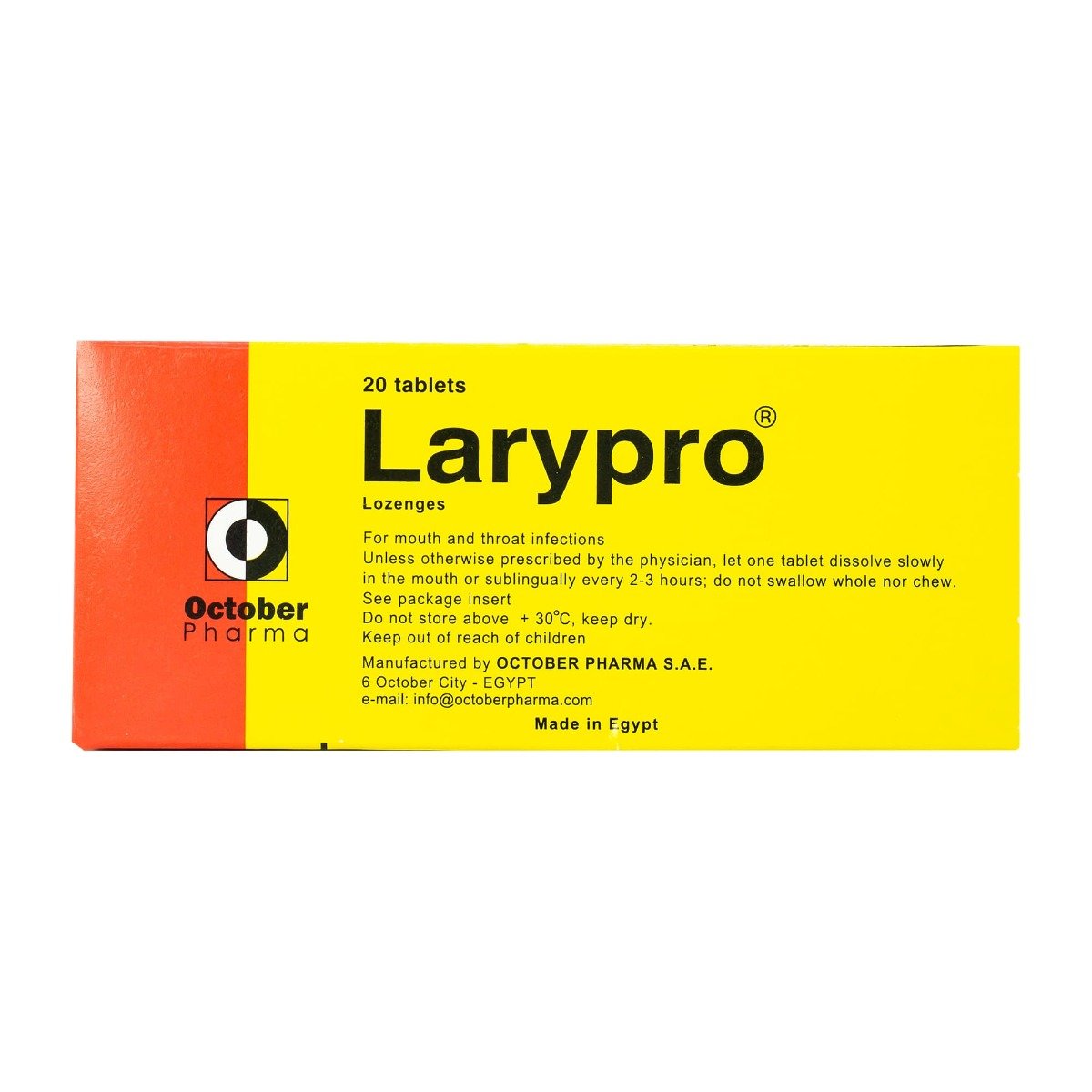 Larypro - 20 Lozenges