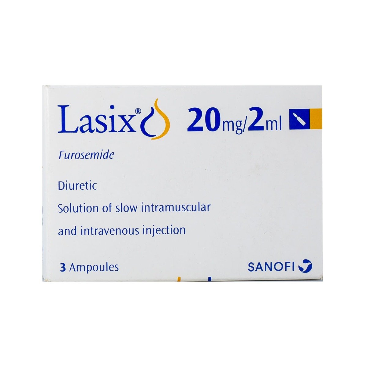 Lasix 20 mg - 3 Ampoules