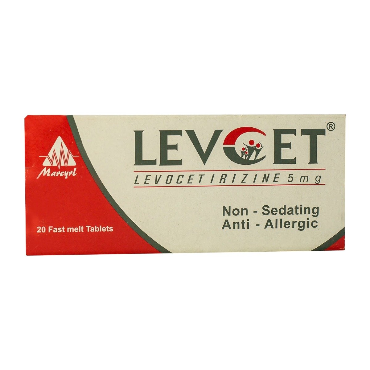 Levcet 5 mg - 20 Tablets