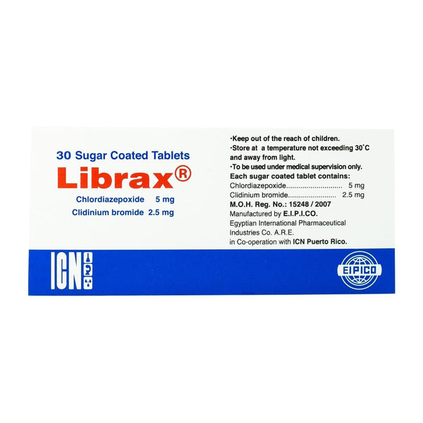 Librax - 30 Tablets – Re3aya Pharmacy