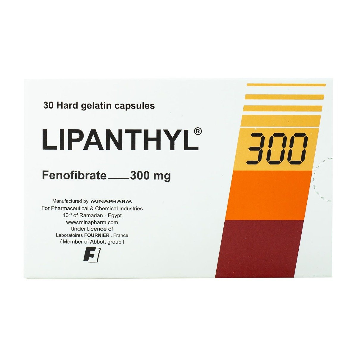 Lipanthyl 300 mg - 30 Capsules