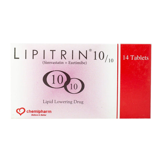 Lipitrin 10 mg-10 mg - 14 Tablets