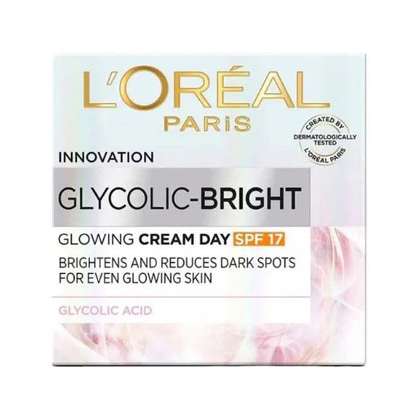 L'Oreal Glycolic-Bright Glowing Cream Day SPF17 - 50ml