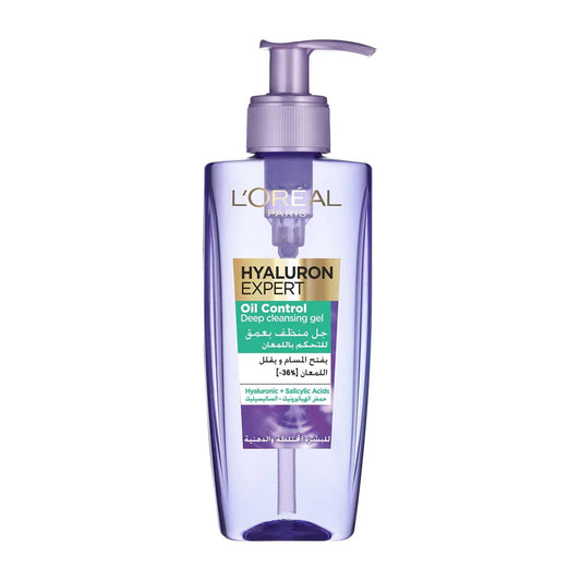 L'Oreal Hyaluron Expert Oil Control Deep Cleansing Gel - 200ml