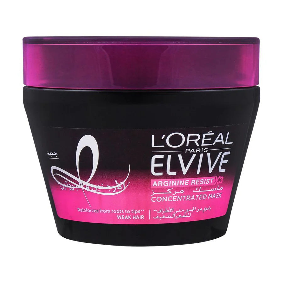 Loreal Paris Elvive Mask Arginine Resist Anti-Hair Fall - 300ml