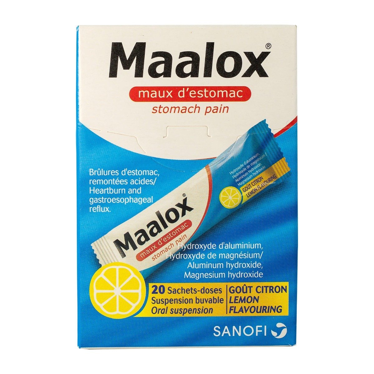 Maalox Suspension - 20 Sachets