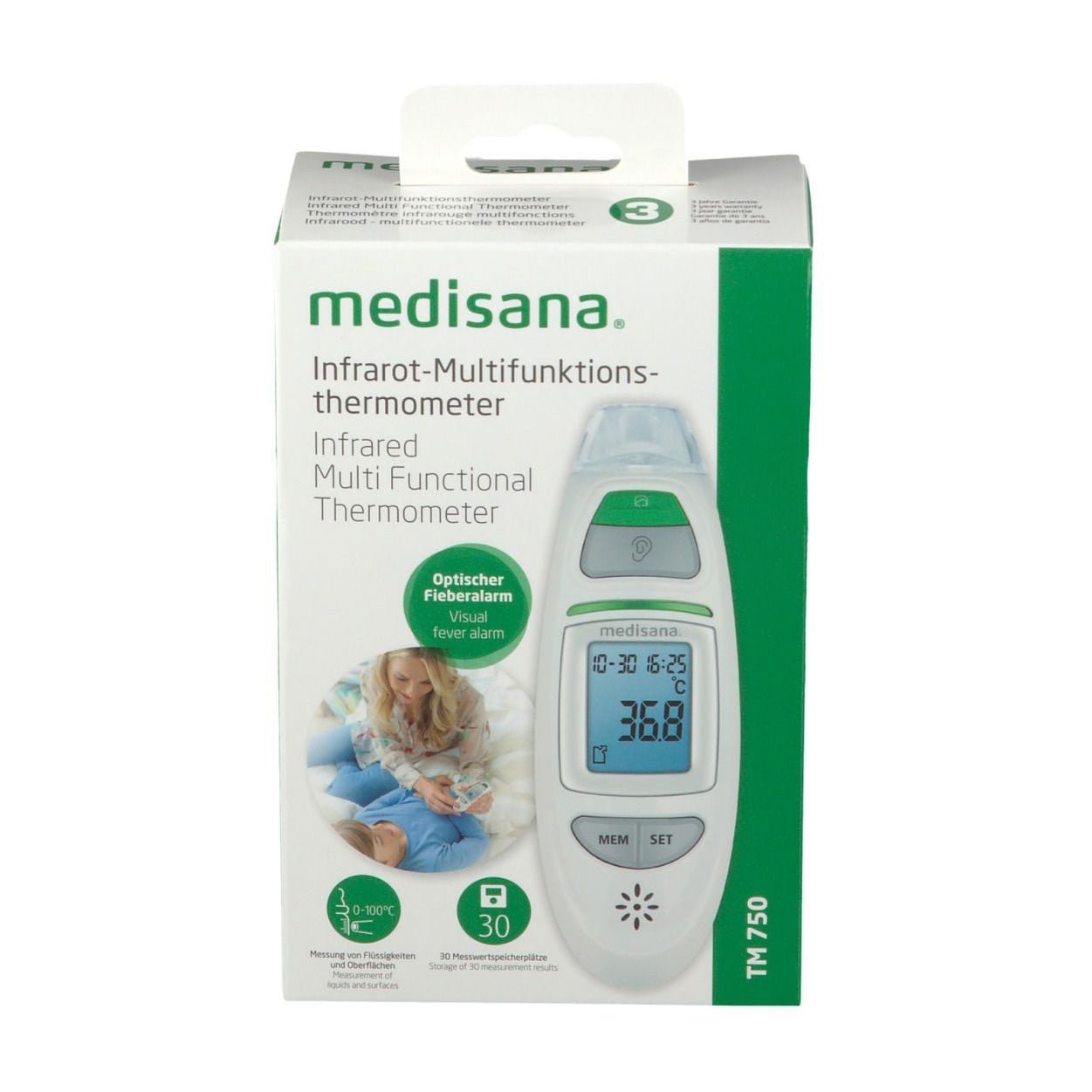 Medisana Infrared Multi Functional Thermometer – TM750