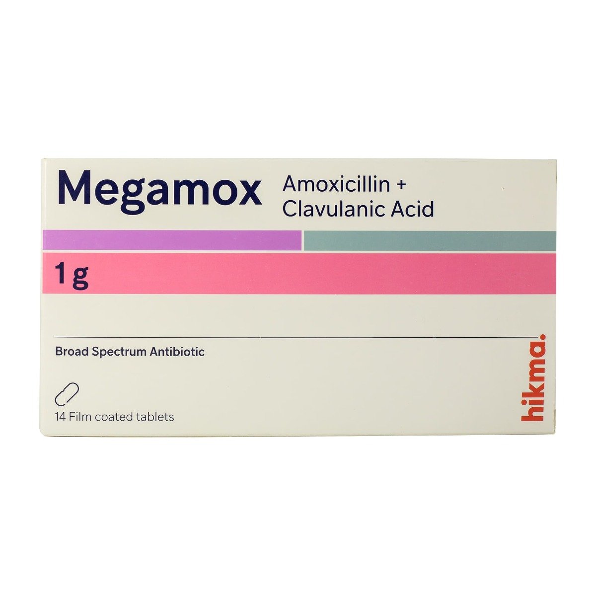 Megamox 1 gm - 14 Tablets