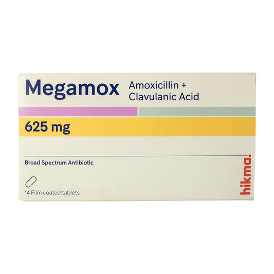 Megamox 625 mg - 14 Tablets