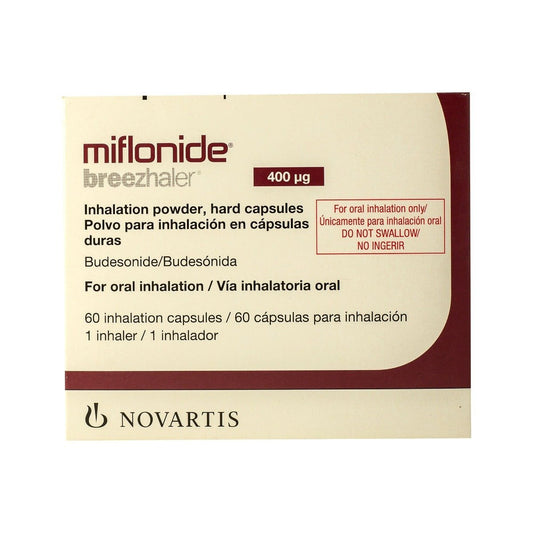 Miflonide 400 mcg - 60 Capsules For Inhalation